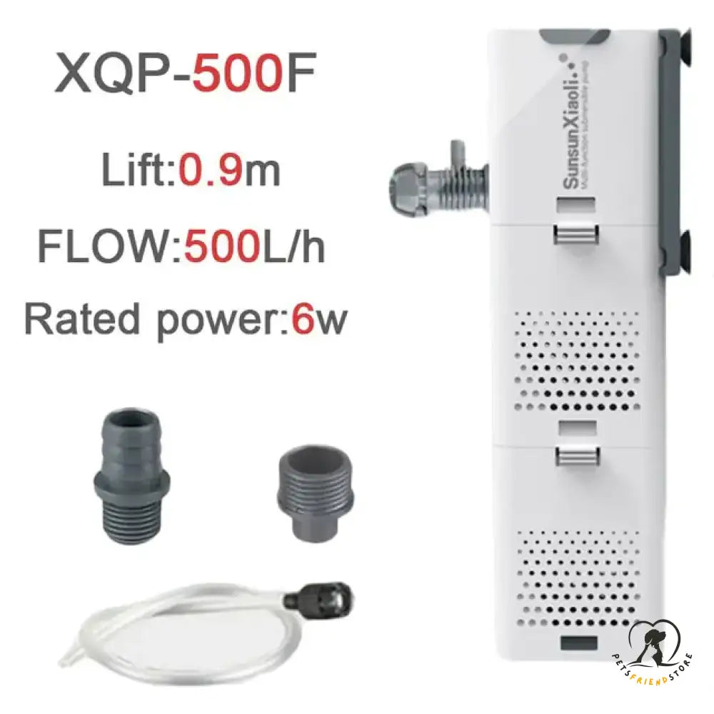 3-In-1 Aquarium Filter Xqp-500F-6W / Eu Plug Filters