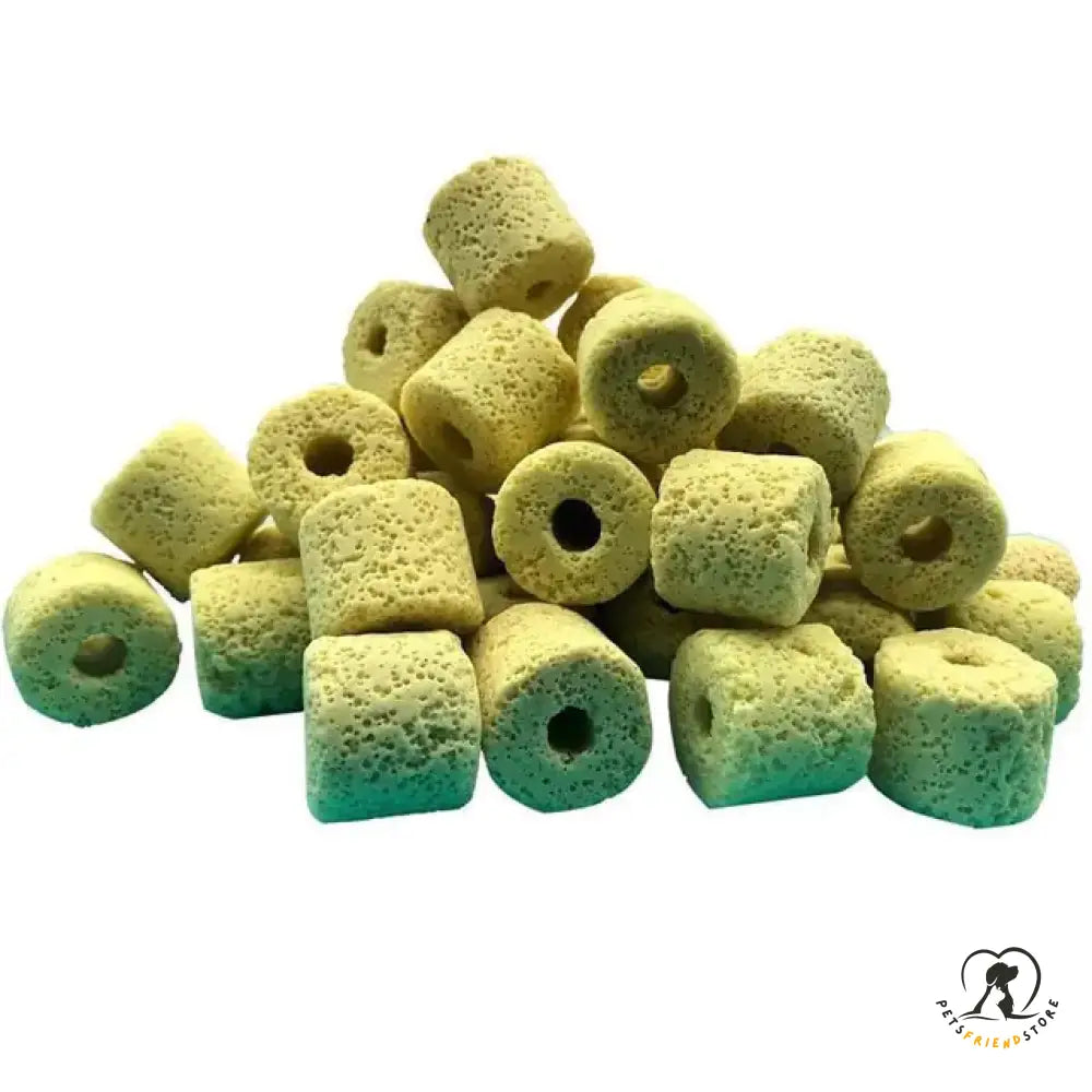 Aquarium Filter Media Bundle Yellow Porous Ring / 500G With Net Bag