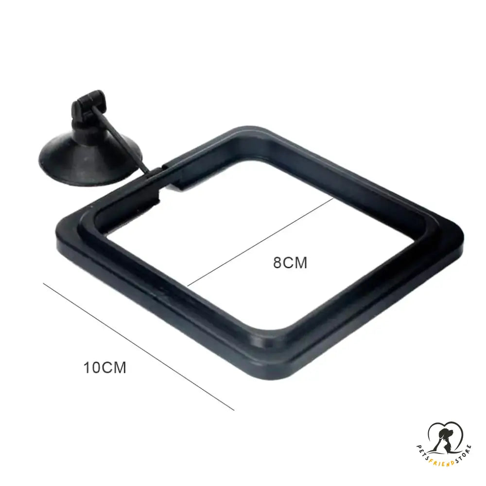 Aquarium Floating Food Feeder Square Black