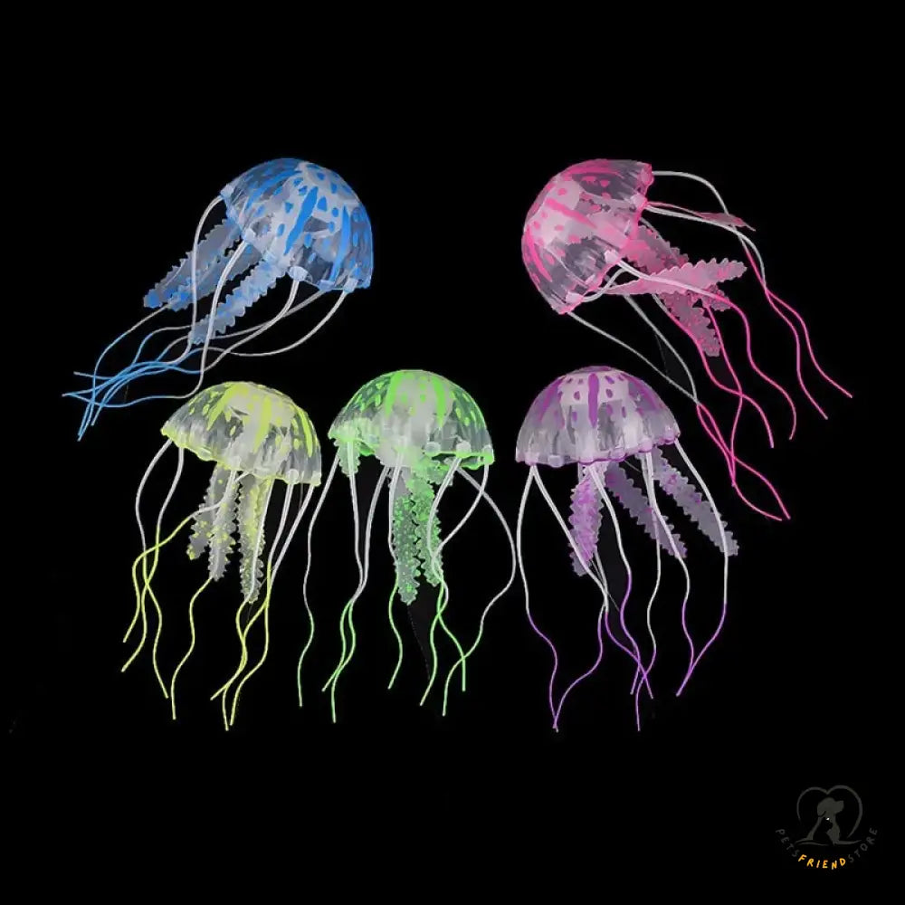 Artificial Swim Glowing Effect Jellyfish Aquarium Decoration