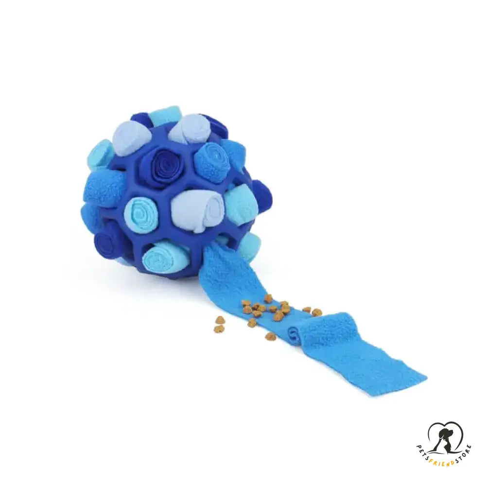 Dog Sniffing Ball Training Toy Blue