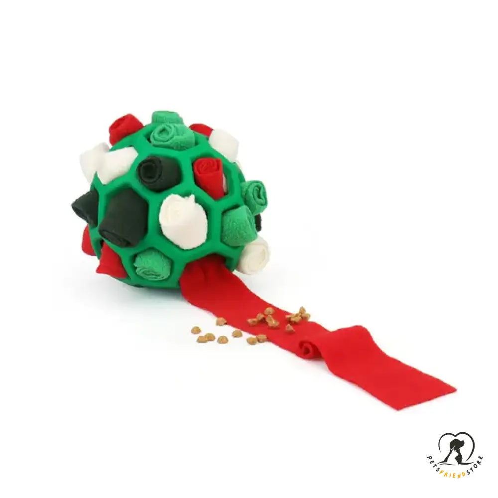 Dog Sniffing Ball Training Toy Green 2