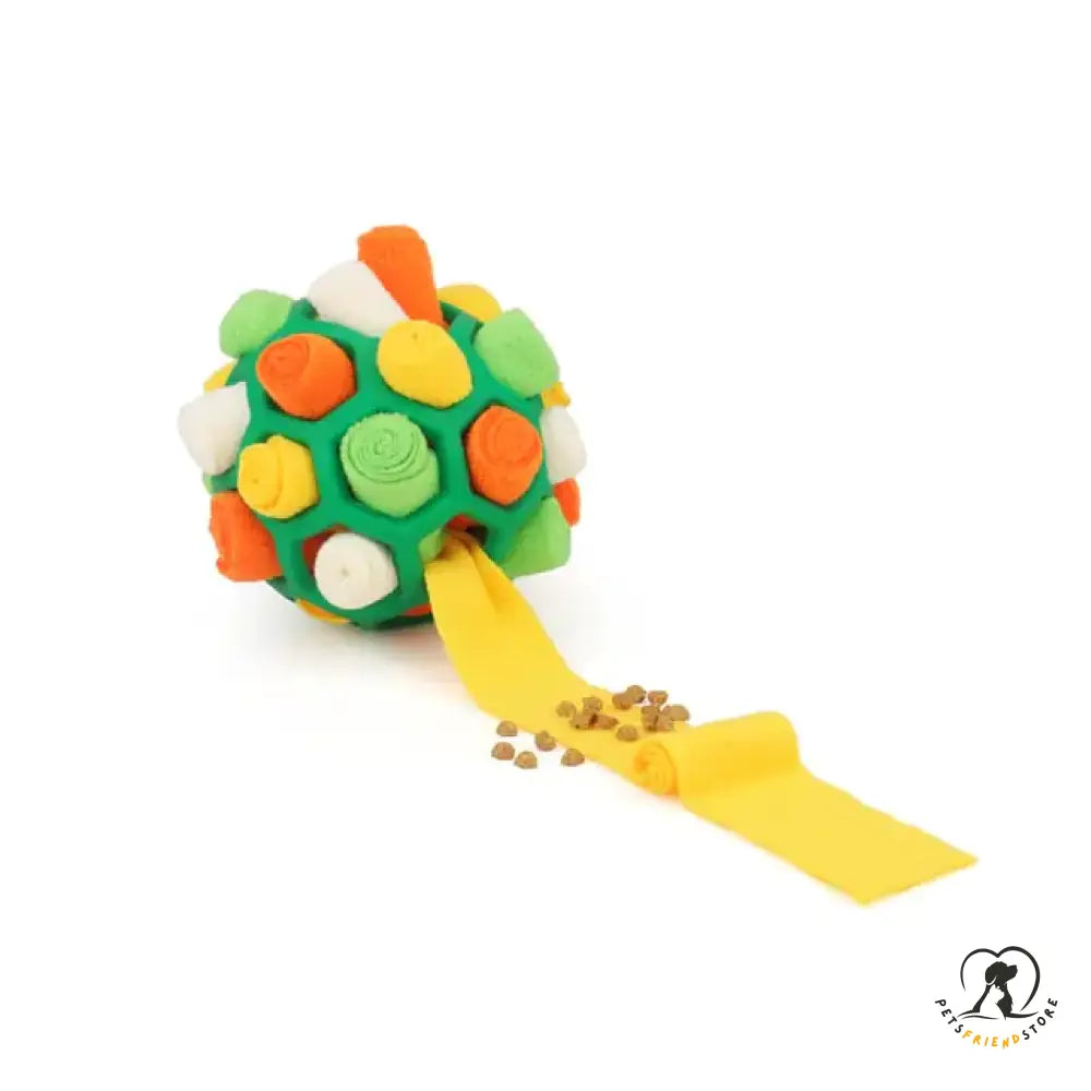 Dog Sniffing Ball Training Toy Green 4