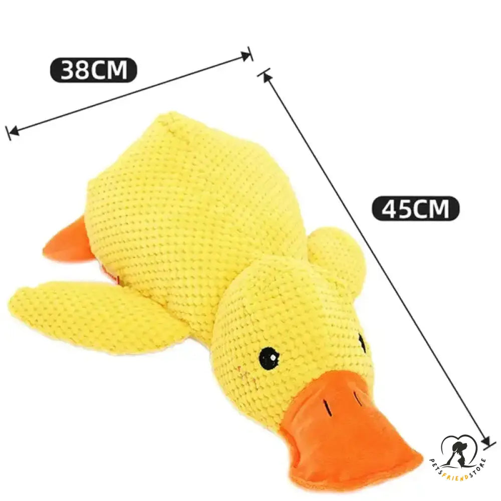 Durable Plush Chew Toy With Sounds For Dogs Quack-Quack Duck Dog