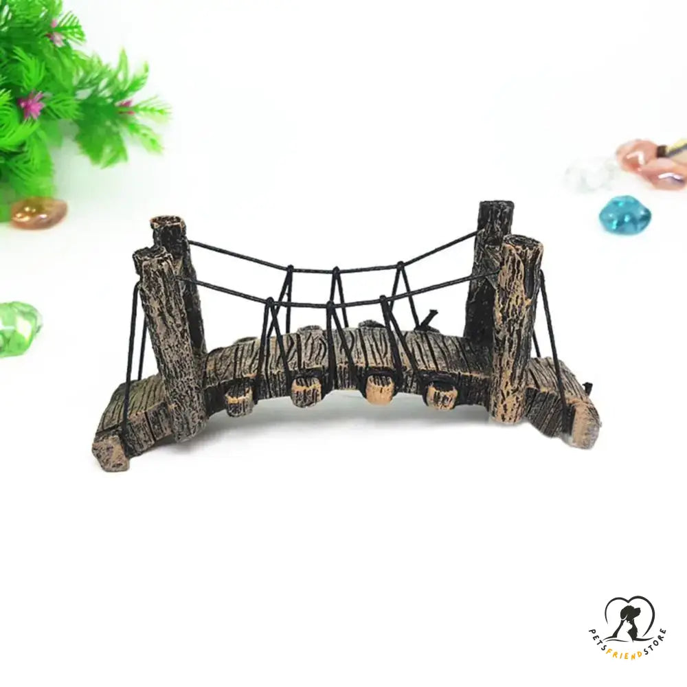 Fake Aquarium Water Bridge Ornament