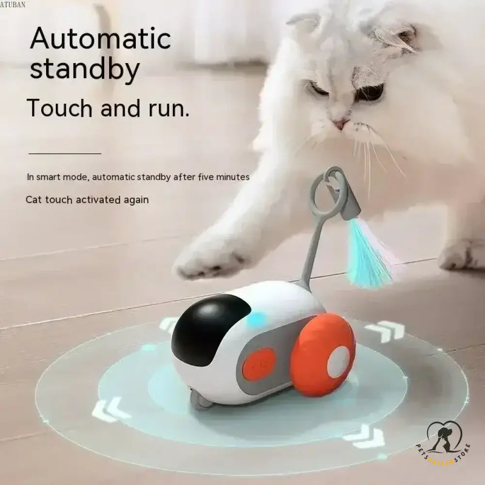 Interactive Cat Toy Car