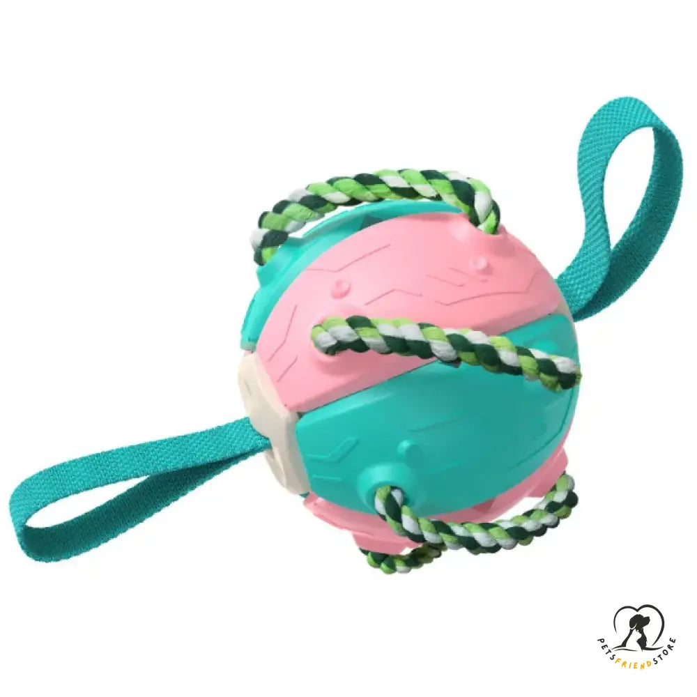 Interactive Dog Toy Pink Blue