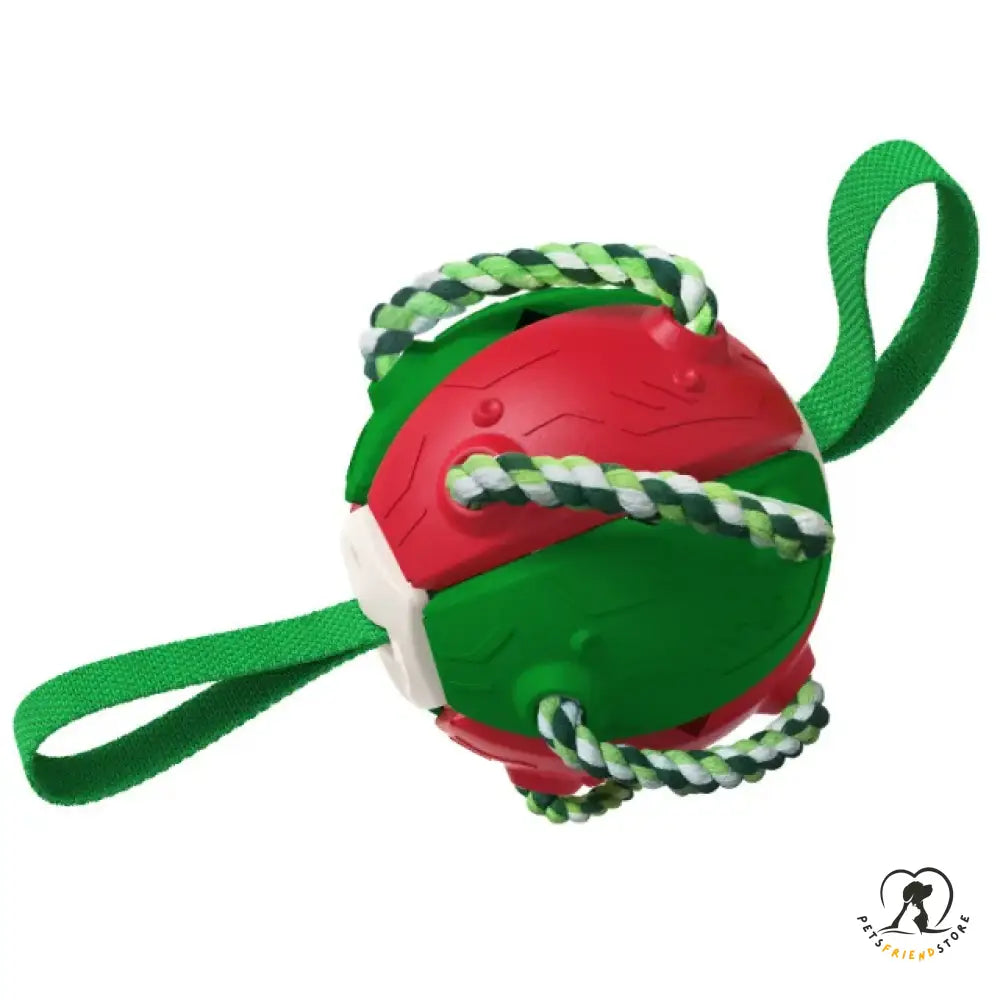 Interactive Dog Toy Red Green