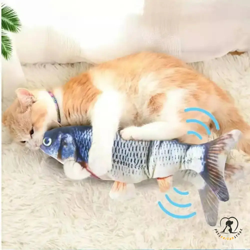 Interactive Electric Floppy Fish Cat Toy