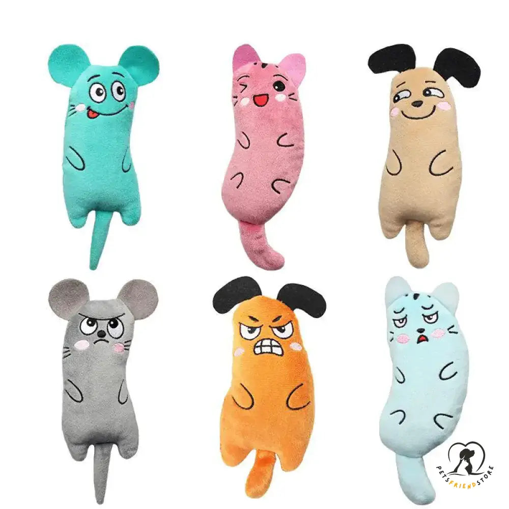 Interactive Plush Cat Toy