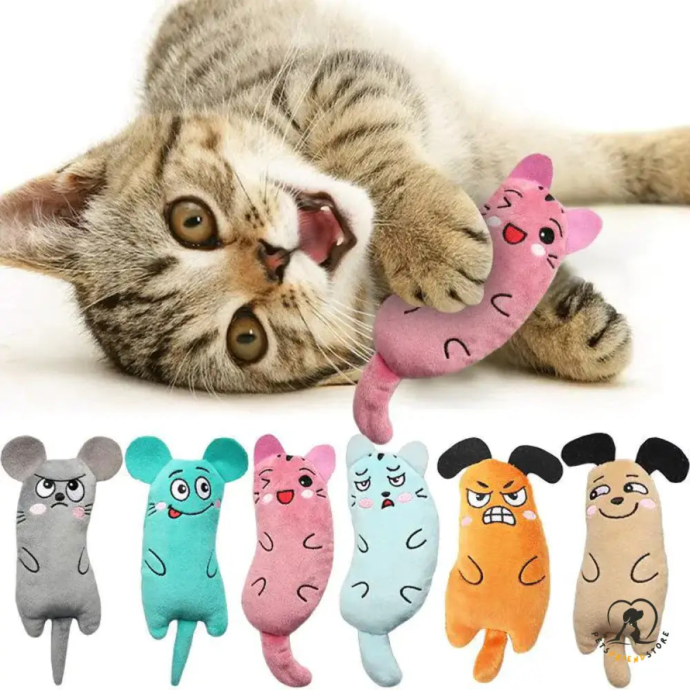 Interactive Plush Cat Toy