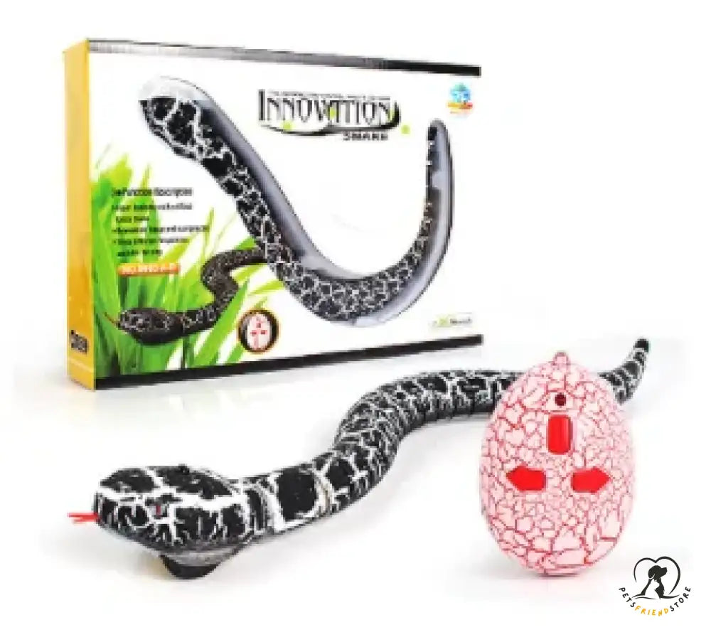 Interactive Snake Cat Toy Black