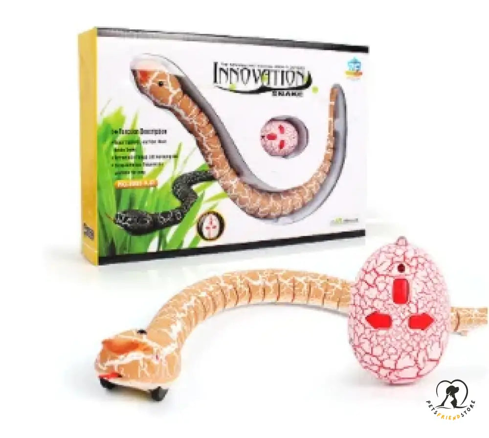 Interactive Snake Cat Toy Orange