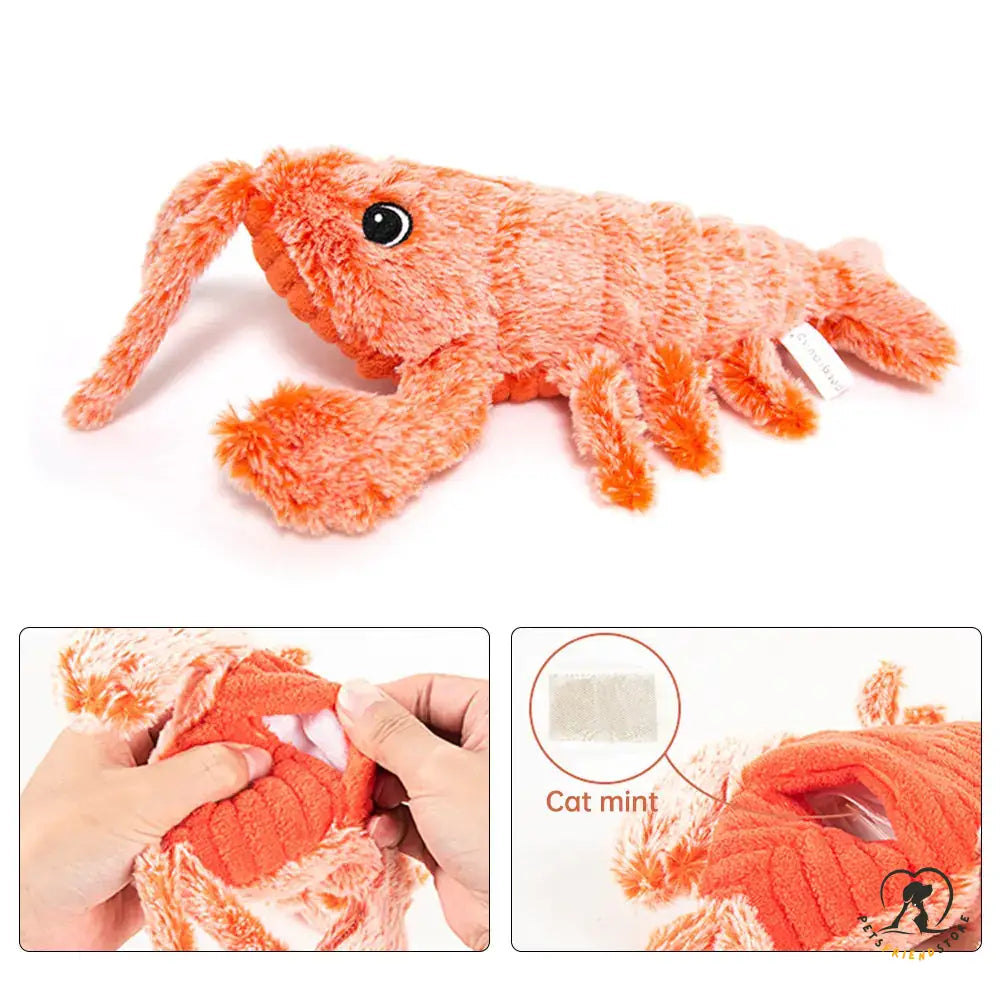 Jumping Shrimp Cat Toy