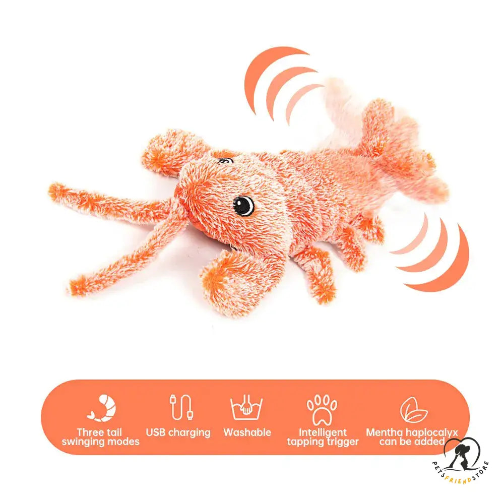 Jumping Shrimp Cat Toy