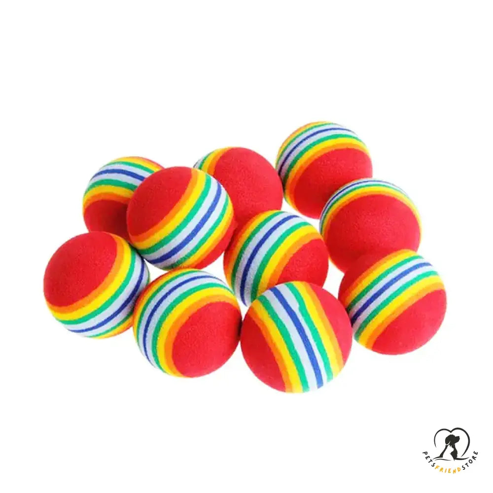 Magic Organ Cat Toy Cats Scratcher 10Pcs Rainbow Ball