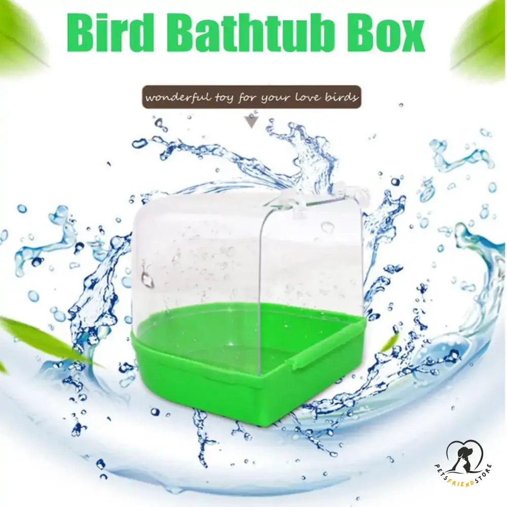 Parrot Bird Bathtub Box