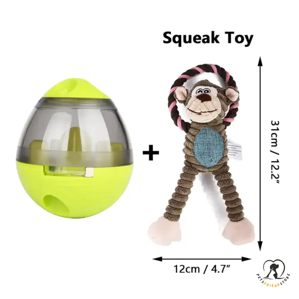 Pets Iq Treat Toys Yellow And Monkey