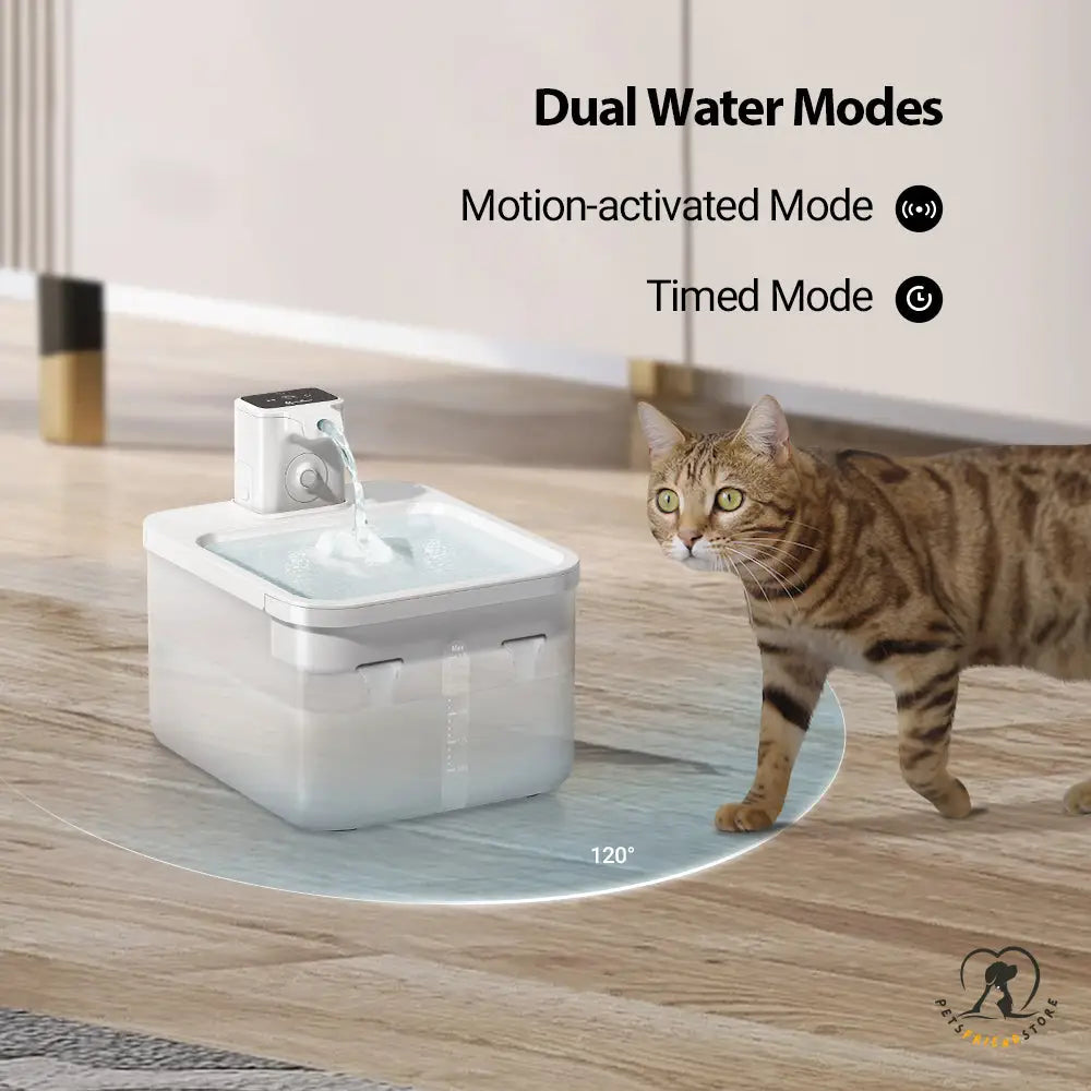 Petsfriendstore™ 2.5L Wireless Cat Dog Water Fountain