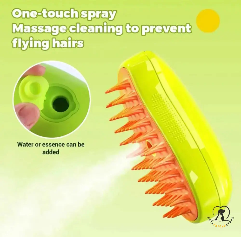 Petsfriendstore™3 In 1 Pet Steamer Brush Grooming Brush