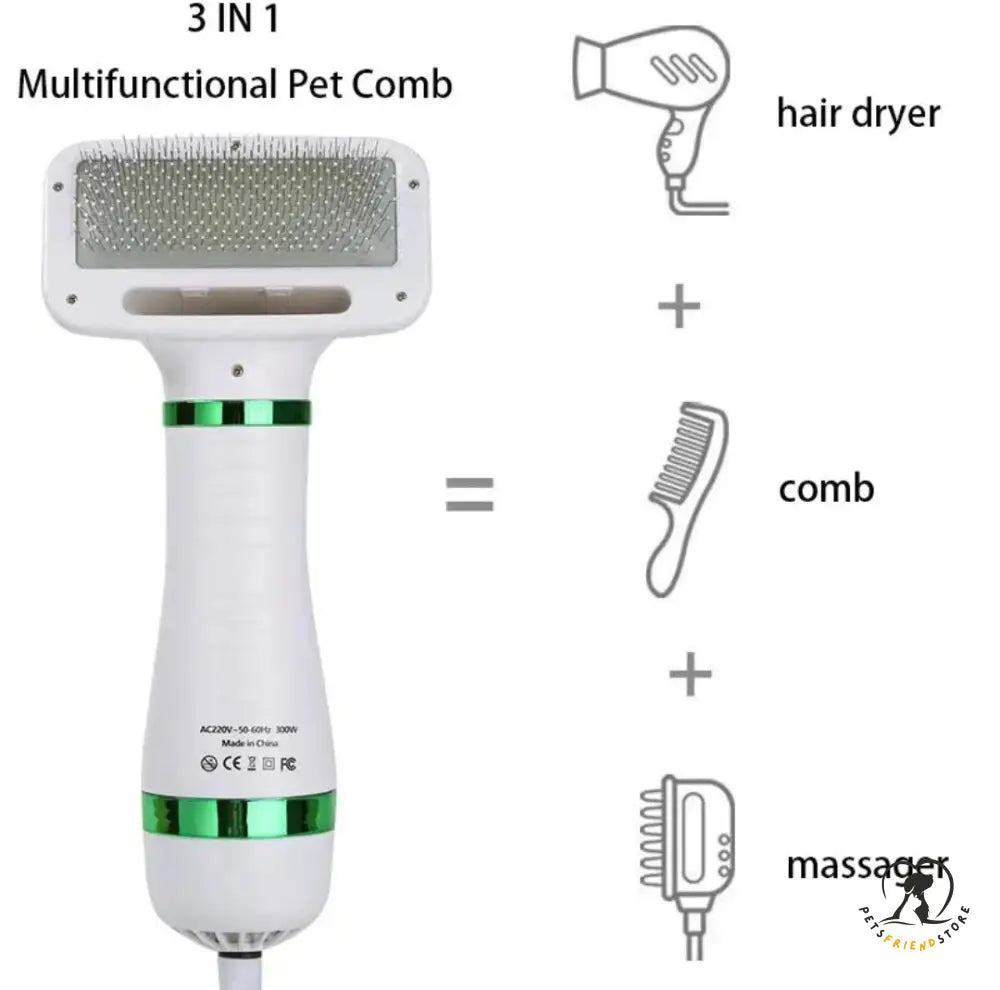 PetsFriendStore™ pet hair dryer, quiet and efficient drying for pets of all sizes