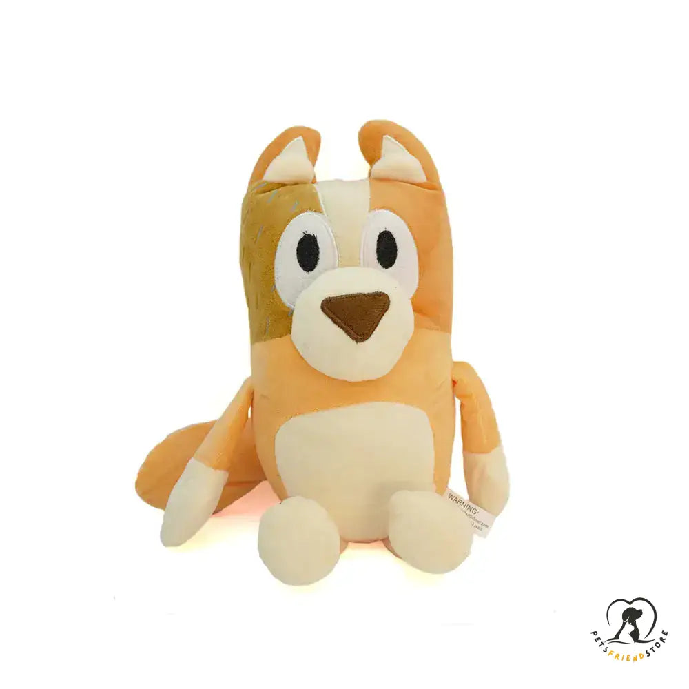 Soft and durable plush dog toy for gentle chewers and cuddling