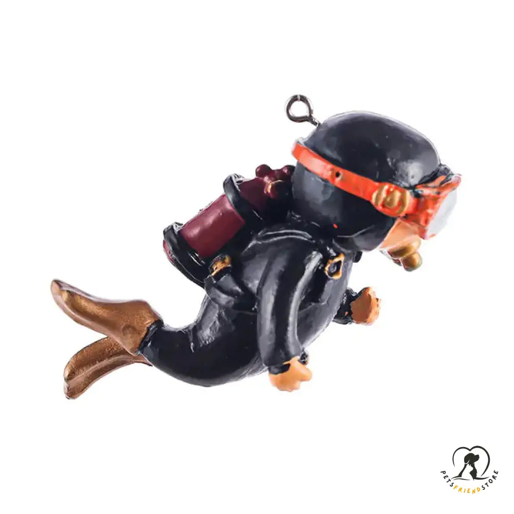 Resin Frogman Aquarium Ornaments H