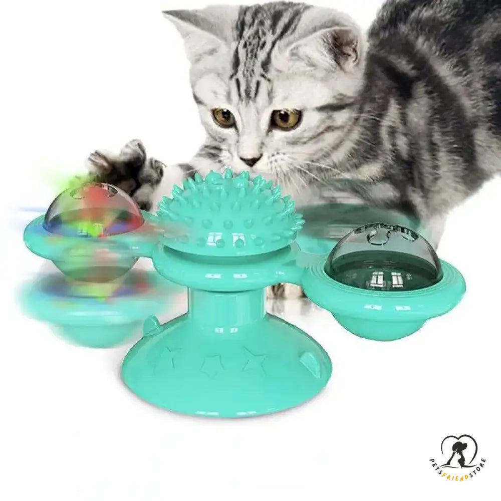 Spinner Cat Toy Fun Mint Green / 1 Piece