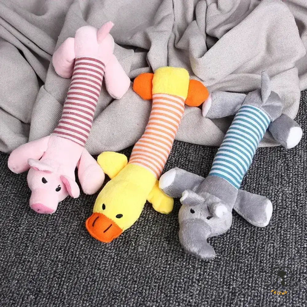 Squeak Plush Dog Toy