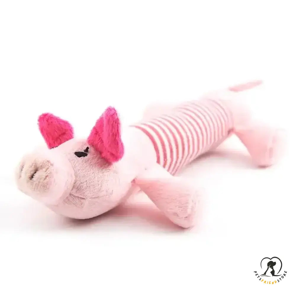 Squeak Plush Dog Toy Pig / 1 Piece