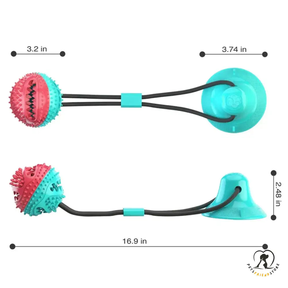 Suction Ball Interactive Dog Toy