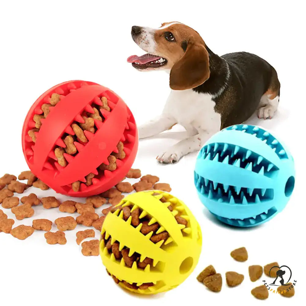 Watermelon-shaped dog toy, durable and chew-resistant ball