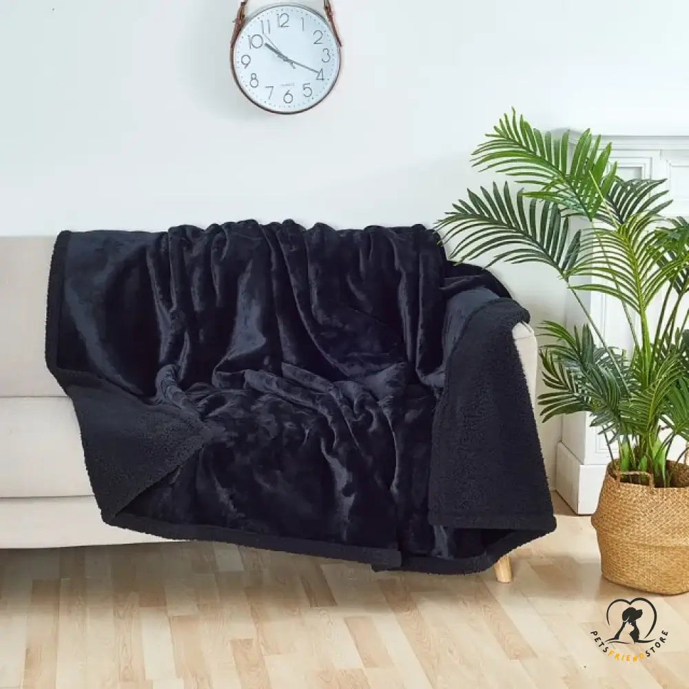 Waterproof Pet Blanket Black / Extra Large (145 X 216 Cm)